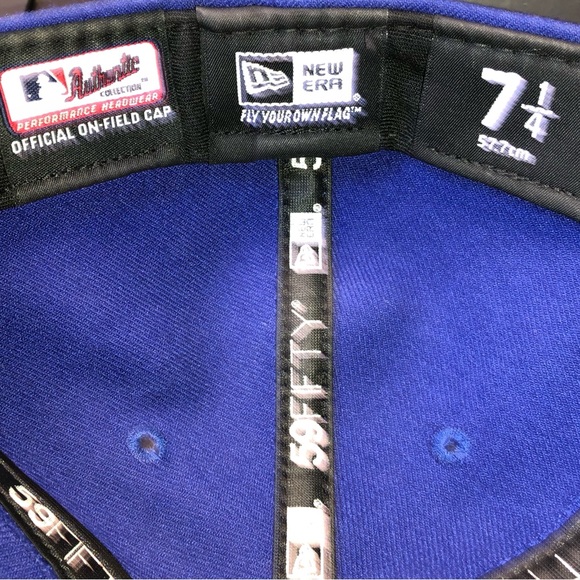New Era Royal Blue Texas Rangers MLB On-Field 59FIFTY Fitted Baseball Hat Cap - Picture 5 of 5